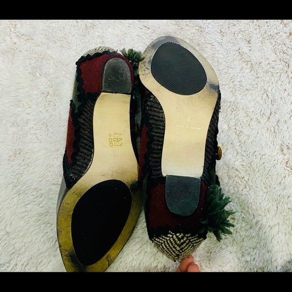 Anthro x All Black pointed toe flats - Picture 8 of 9